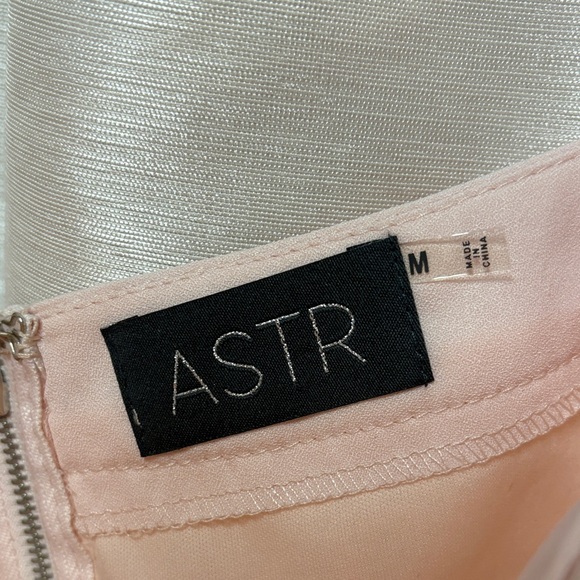 ASTR the Label Blush Pink Lattice Lace Pencil Skirt Medium - Picture 3 of 8